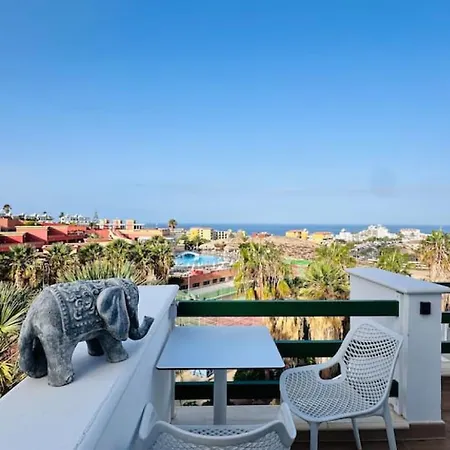 Adeje Sunset Ocean View Penthouse Balcony C Feriehus *